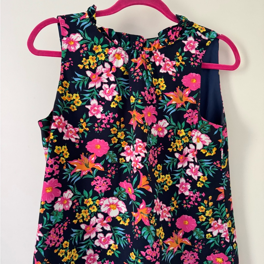 JCrew Floral Sleeveless Top small petite